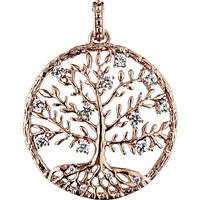 Pendente Julie Julsen Donna Albero Della Vita in Argento Zirconia JJ8810.2
